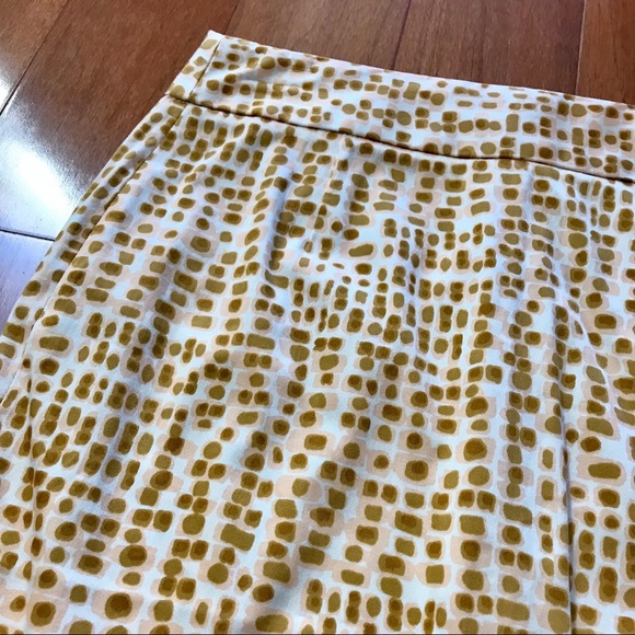 J. Crew Patterned Abstract Dot Skirt - Picture 2 of 3